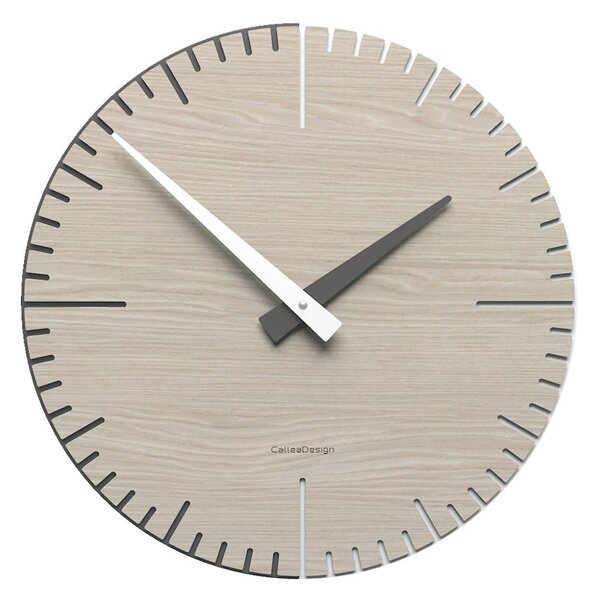 Hodiny CalleaDesign 10-025-83 Exacto 36 cm dýha tmavý dub