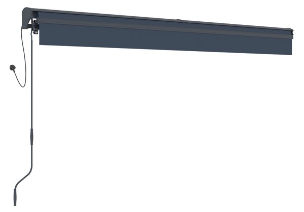 Elektrická markýza BestBerg BBSU-E395CG / 395 x 300 cm / šedá