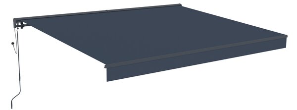 Elektrická markýza BestBerg BBSU-E395CG / 395 x 300 cm / šedá