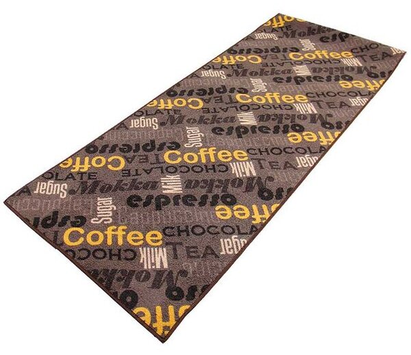 Breno Kusový koberec CAPPUCCINO 44, 67x180 cm, Hnědá