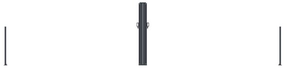 Dvojitá zatahovací markýza/boční zástěna BestBerg BBSU-2S300BG / 180 x 600 cm / béžová