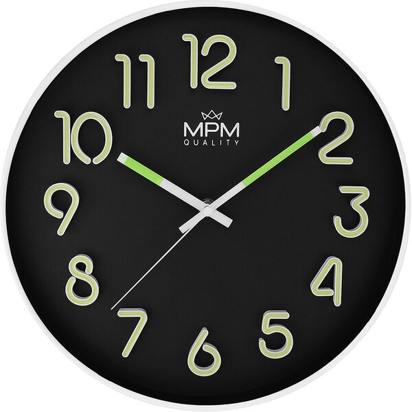 MPM Plastové nástěnné hodiny MPM Tammy E01.4373.0090