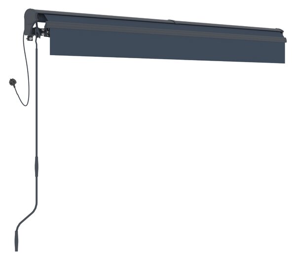 Elektrická markýza BestBerg BBSU-E295CG / 295 x 250 cm / šedá