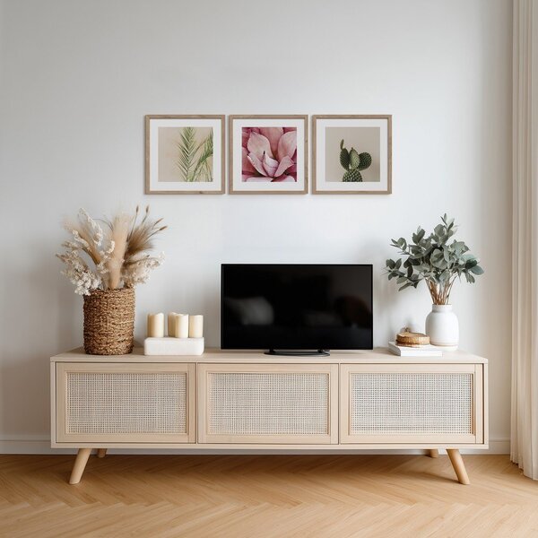 Tištěné obrazy v sadě 3 ks s rámem 30x30 cm Fresh – Styler