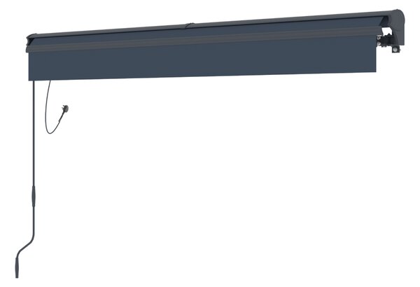 Elektrická markýza BestBerg BBSU-E295CG / 295 x 250 cm / šedá