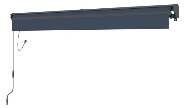 Elektrická markýza BestBerg BBSU-E350CG / 350 x 300 cm / šedá