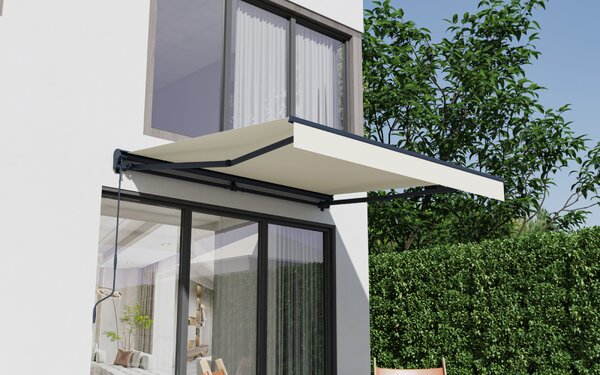 Elektrická markýza BestBerg BBSU-E295BG / 295 x 250 cm / béžová