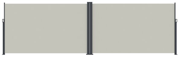 Dvojitá zatahovací markýza/boční zástěna BestBerg BBSU-2S300BG / 180 x 600 cm / béžová