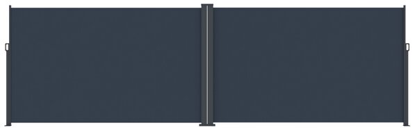 Dvojitá zatahovací markýza/boční zástěna BestBerg BBSU-2S300CG / 180 x 600 cm / šedá