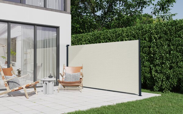 Zatahovací markýza/boční zástěna BestBerg BBSU-S400CG / 180 × 400 cm / béžová