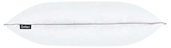 3komorový polštář na spaní TEIDE Nízká Kachní peří a chmýří 40 x 80 cm Bílá
