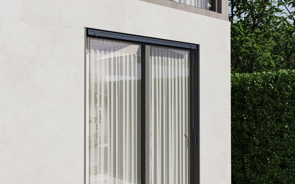 Vertikální markýza BestBerg BBSU-D180CG / 180 x 250 cm / šedá