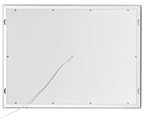 LED koupelnové zrcadlo PRENOIS 80 cm 60 cm Stříbrná