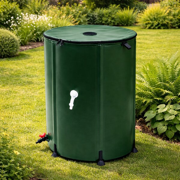 Skládací sud na dešťovou vodu BestBerg BBWT-250 / 250 l / zelená