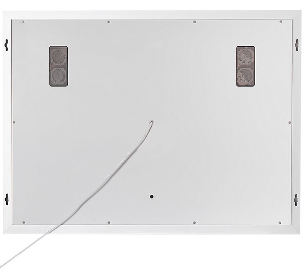 LED koupelnové zrcadlo THAIX 80 cm 60 cm Stříbrná