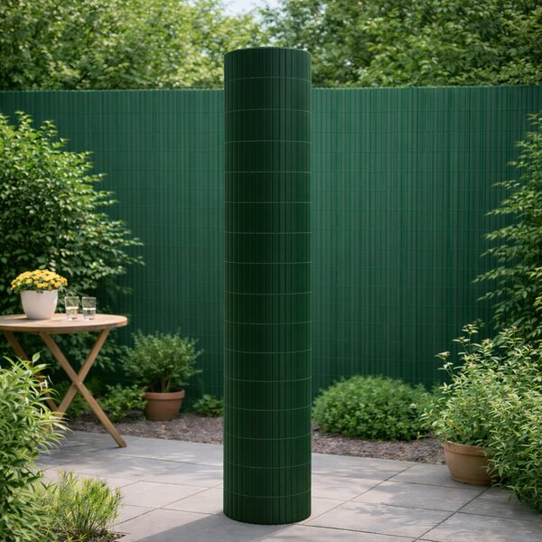 Umělá PVC rákosová rohož/zástěna BestBerg BBGD-23GN / 2 × 3 m / zelená
