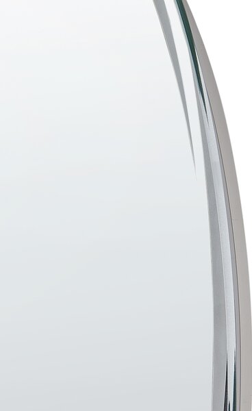 LED koupelnové zrcadlo TANAY 60 cm 60 cm s reproduktorem Bluetooth Stříbrná