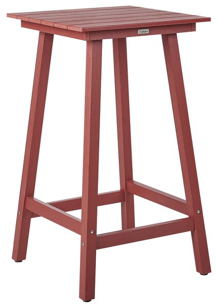 Zahradní barový stůl ADIRONDACK 60 cm 59 cm Syntetický materiál Červená