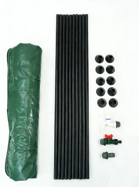 Skládací sud na dešťovou vodu BestBerg BBWT-750 / 750 l / zelená