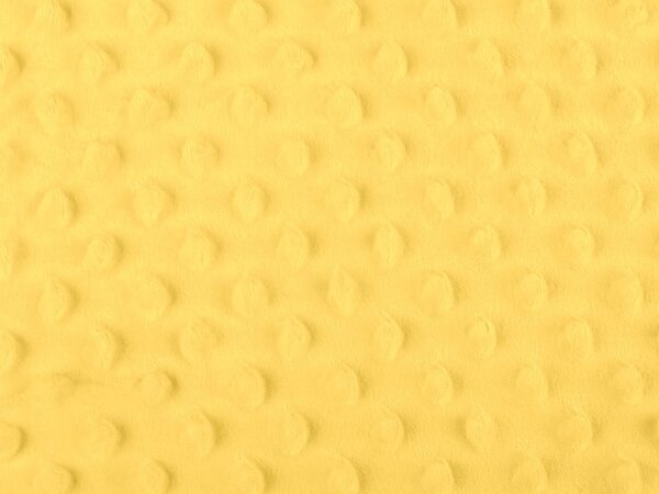 Minky s 3D puntíky SAN METRÁŽ - 13 (82) žlutá světlá