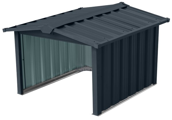Garáž pro robotickou sekačku BestBerg BBLM-88A / 88 x 86 x 60 cm / antracit