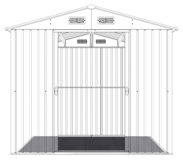 Podlaha BBFL-ZDB4 pro zahradní domek BestBerg ZDB-4 / 147 x 218 cm / černá