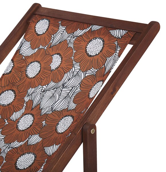 Sada 2 náhradních potahů na lehátko ANZIO/AVELLINO 113 x 44 cm Červená