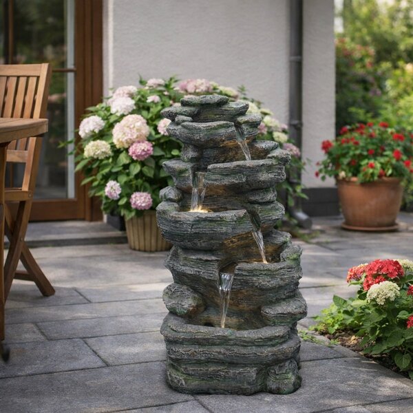 Zahradní fontána BestBerg EF-13 / polyresin / 49 x 43 x 92 cm