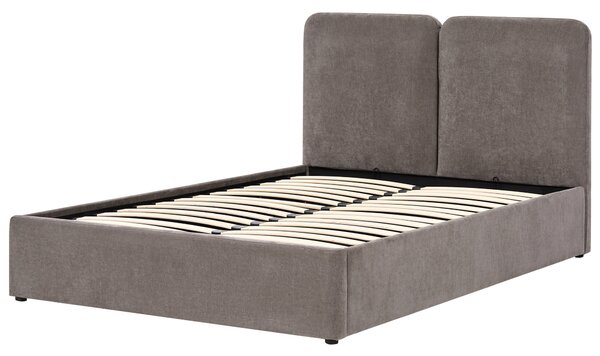 Postel s úložným prostorem Žinylka ARBOIS 140 x 200 cm Taupe