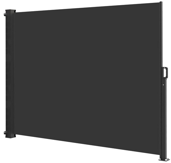 Zatahovací markýza/boční zástěna BestBerg BBSU-S300BK / 180 × 300 cm / černá