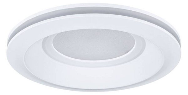 Paulmann LED podhledové svítidlo Sormus, bílé, Ø 10 cm, IP65, sada 3 ks, Bílá / opál, Koupelna, Plast, Moderní, Podhledové stropní svítidlo