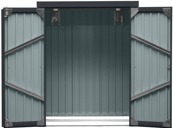 Zahradní domek BestBerg ZS-25A / 1,1 m² / 81 × 140 × 180 cm / antracit