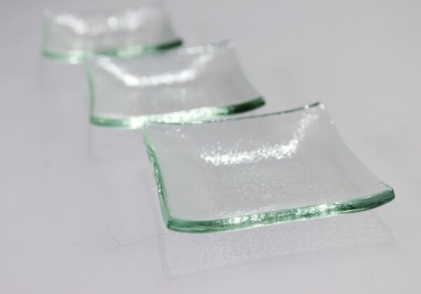 BDK-GLASS Skleněná rautová mistička 6,5x6,5cm - čirá