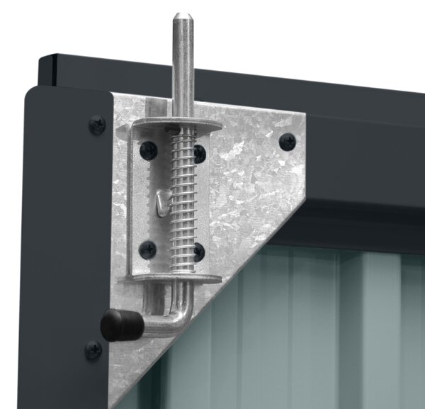 Zahradní domek BestBerg ZS-25A / 1,1 m² / 81 × 140 × 180 cm / antracit