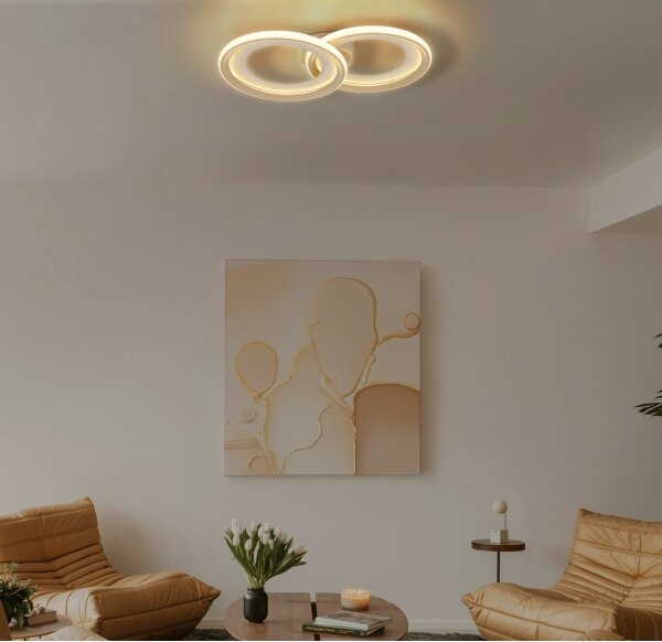 Globo 48064-30S - LED Stropní svítidlo GLITRA LED/30W/230V 3000K 31,5x52,5 cm