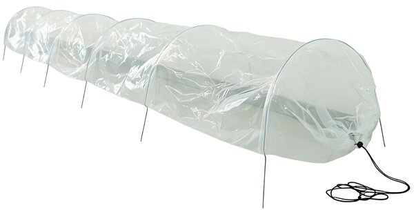 Zahradní fóliovník BestBerg BBGT-1028 / 1,35 m² / 300 x 45 x 30 cm / transparentní