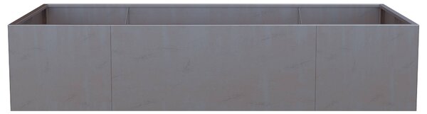 BestBerg Vyvýšený cortenový zahradní záhon BBGR-860CT / 860 l / 200 x 100 x 43 cm / corten