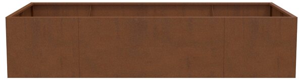 BestBerg Vyvýšený cortenový zahradní záhon BBGR-860CT / 860 l / 200 x 100 x 43 cm / corten