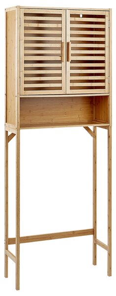 Skříňka do koupelny OKARCHE Bambus 63 cm Světle hnědá