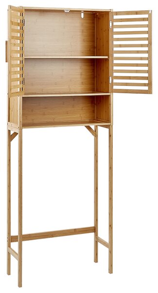 Skříňka do koupelny OKARCHE Bambus 63 cm Světle hnědá