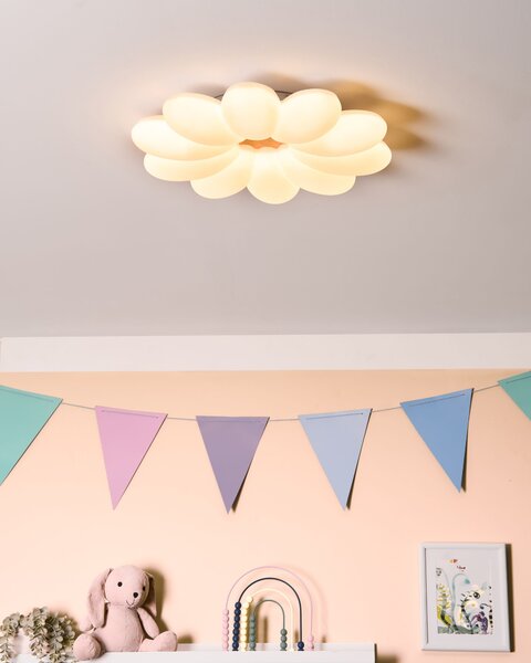 LED stropní světlo Květina TINAU Bílá