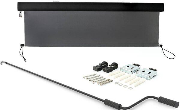 Vertikální markýza BestBerg BBSU-C140BK / 140 x 250 cm / černá