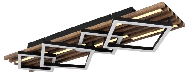 Globo 67344D3 - LED Stropní svítidlo OBRIEN LED/30W/230V + LED/12W 3000K 31x82cm