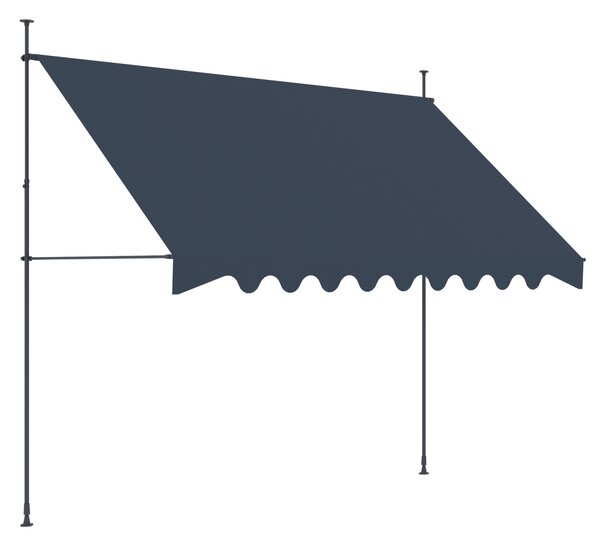 Markýza BestBerg BBSU-350CG / 350 x 150 cm / šedá