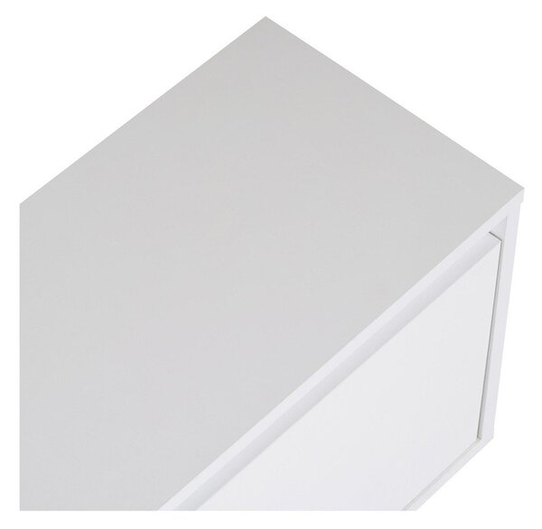 Bílý TV stolek 160x42x30 cm Sentinel – Kalune Design
