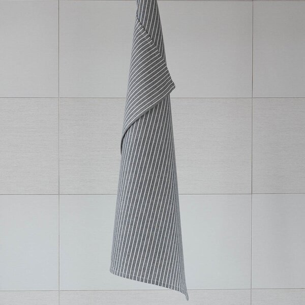 VEBA Bavlněná Utěrka / Zástěra 2v1 šedá Velikost: 55x75 cm