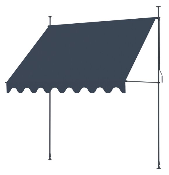 Markýza BestBerg BBSU-250CG / 250 x 150 cm / šedá