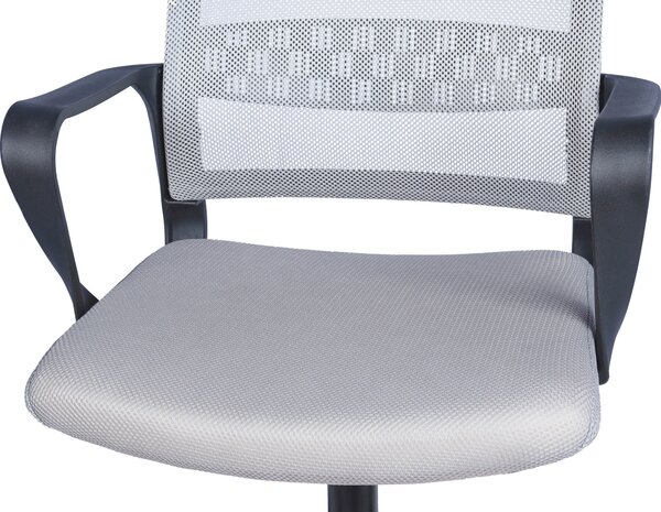 OTOČNÁ ŽIDLE, síťovina, šedá, černá Carryhome - Otočné židle