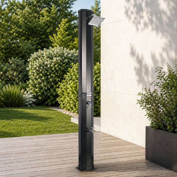 Zahradní solární sprcha BestBerg BBGE-SH35 / 35 l / černá