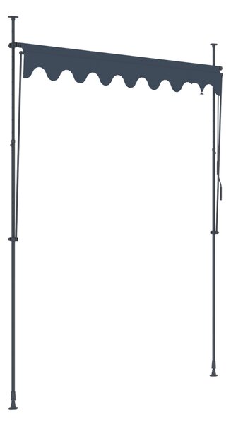 Markýza BestBerg BBSU-250CG / 250 x 150 cm / šedá